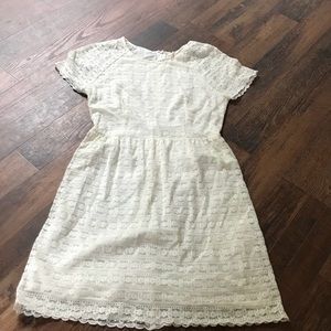 Free People White Lace Dress